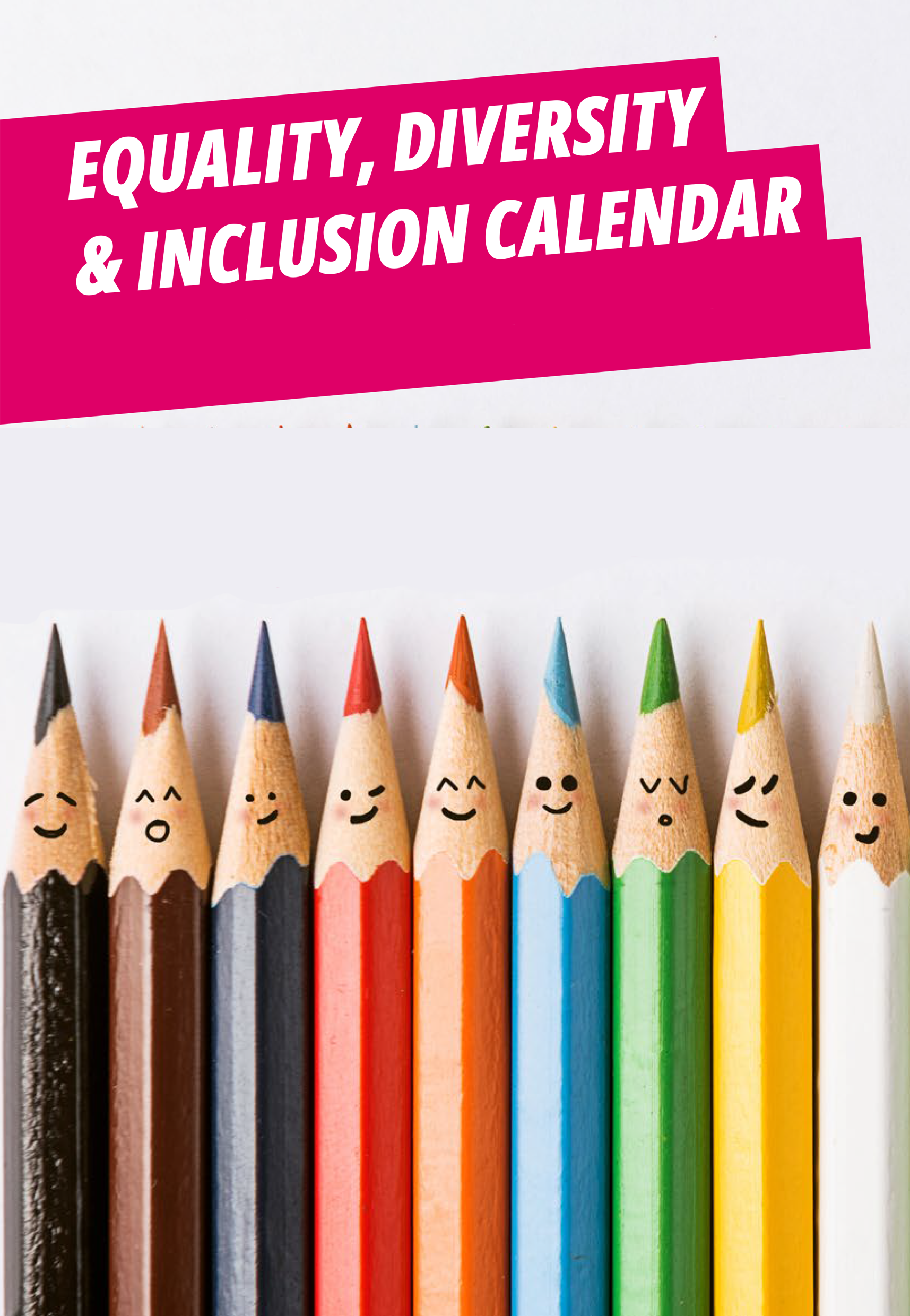 Equality, Diversity & Inclusion Calendar image