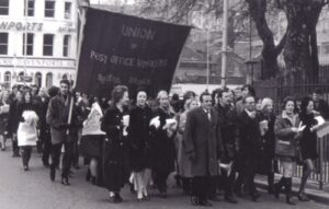 UPW Bristol Branch strike march, February 1971