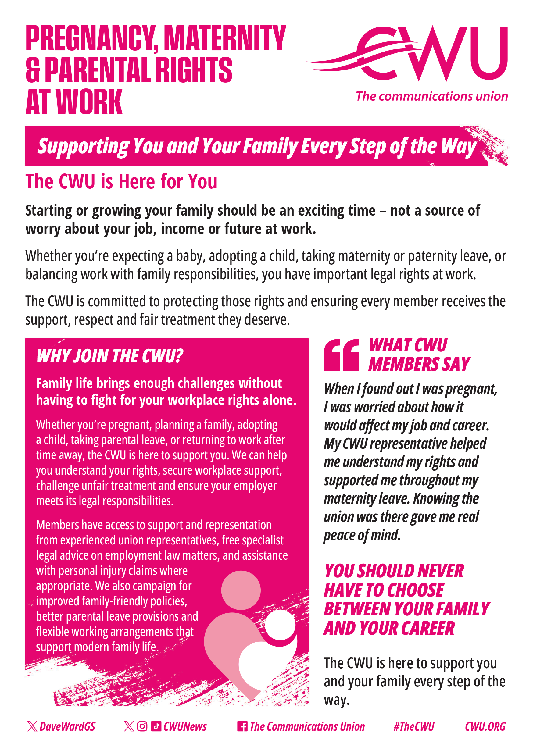 Pregnancy, Maternity & Parental Rights image